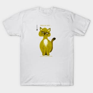 Hold on Let me overthink this Cat T-Shirt